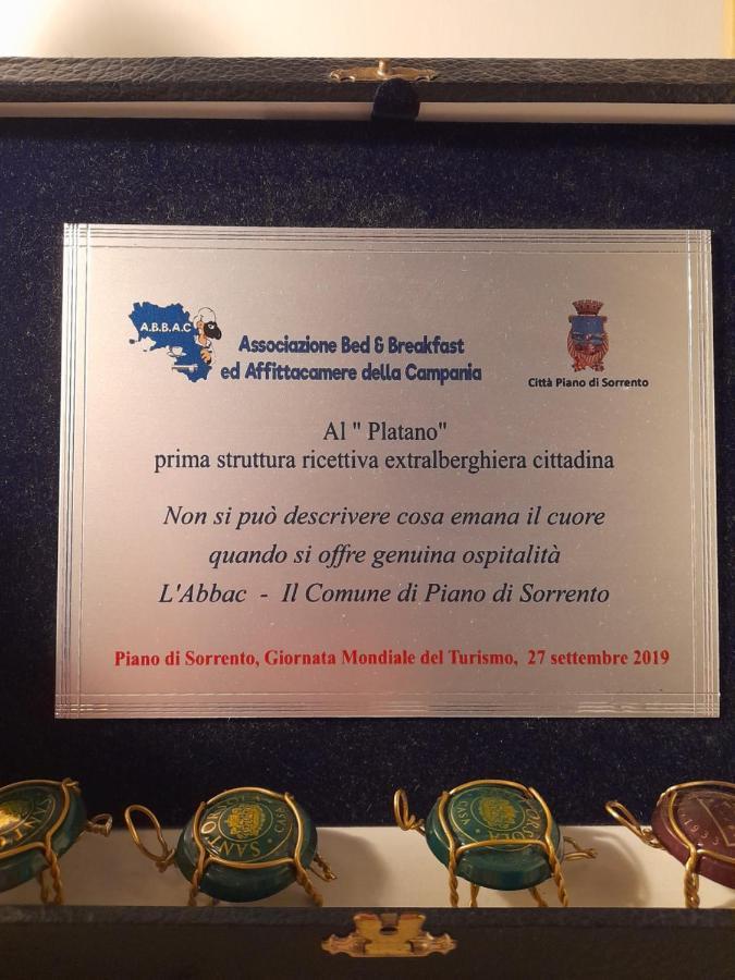 Bed and Breakfast Il Platano Piano di Sorrento Exterior foto